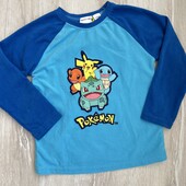 Pokémon.Тепла флісова кофта для хлопчика 110 см (4-5 р)