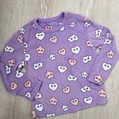 Primark.Велюрова кофта для дівчинки 98 см (24-36 м)