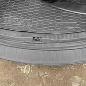 Накладка на бампер для renault megane 3 '08-16, універсал, abs-пластик (tan24)