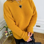 Теплый женский свитер оверсайз кофта