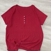 Якісна вʼязана кофтинка від Primark, розмір 44. Нова. В складі льон, бавовна, шовк.