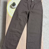Джинси wide leg широкі коричневі
