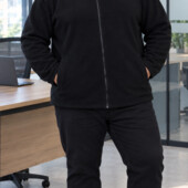 ❤️Брендовая чёрная под горло флиска двух сторон кофта теплая идеал❤️Германия.Оригинал!Пог.66/86