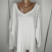 Білий пуловер the sweatshirt project 3X Пот -78
