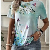 Розкішна вʼязана футболка вишита бісером від Primark, розмір L/XL, нова. Ф.1 приклад.