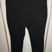 Чорні джинси Slim Mid Rise р 24 Пот -58-60 Поб -66-72