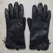 Женские кожаные перчатки р.7,5
