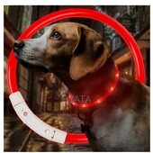 ♡Светящийся led ошейник+в подарок игрушка.описание на фото