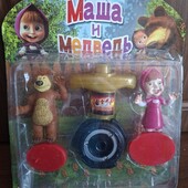 набір іграшок за мотивами мультфільму "Маша та Ведмідь"
