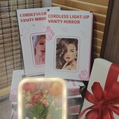 Дзеркало безпровідне для макіяжу з LED підсвічуванням
