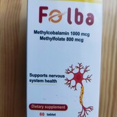 Біологічно активна добавка Folba, яка містить вітаміни групи B (Єгипет)
