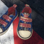 Ретро детские кеды Converse для съёмок фото и фотосессий размер 23 стелька 14,5 см