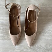 aquazzura Бежевые замшевые туфли лодочки