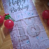 Банер постер " з Днем народження 18"