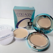 Тон 13. Компактна колагенова пудра з рефілом Enough collagen hydro SPF25 + запасний блок