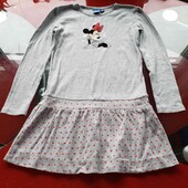 Disney Original marinesплатье детское хлопковое 9-10-11 л 134-140-146см