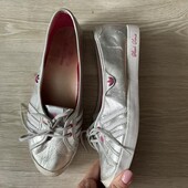 Кожаные спортивные балетки