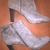 Новые! Ботильоны Belmondo (Германия)! Натур.замша! р.41, ст. 26,5 см