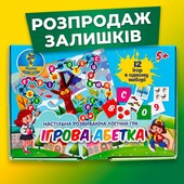 Настільна гра «Ігрова абетка»: вчимо букви весело