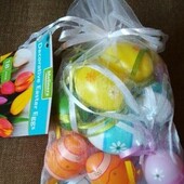 Декоративні крашанки 18шт melinera 4х2,5см. німеччина