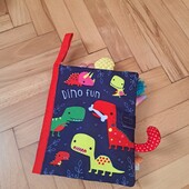Перша книжка з тканини-шуршит👌