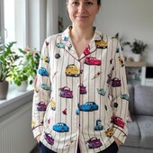 Піжамна блузка Primark, мікрофібра, eur 42-44 / uk 14-16